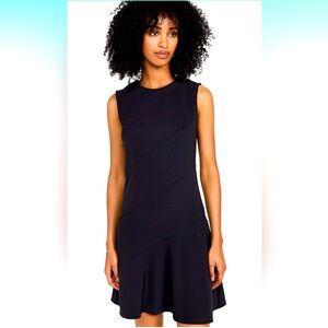 Theory Diag Drape Mini Dress Size 8 - Never worn